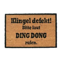 Kokosmatte DING DONG 40 x 60 cm Türmatte...