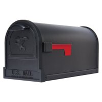 Original US-Mailbox Arlington schwarz lackiert mit...