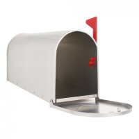 Briefkasten Mailbox Postkasten Postbox Mail Box Alu silber