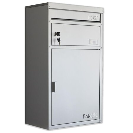 ScanPro 45 - Post Paketbox mit gesichertem Paketfach und verstellbarem Zwischenboden