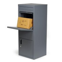 Paketkasten Paketbox Briefbox Standbriefkasten RAL 7016...