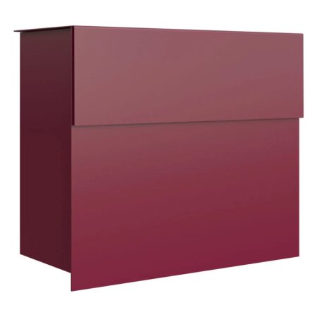 Briefkasten Wandbriefkasten Cube Rot RAL 3004
