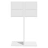 4-Fach Briefkastenanlage Standbriefkasten Tetris Weiß RAL 9016