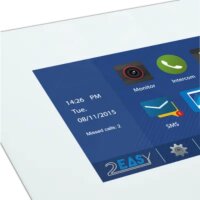 Edelstahl Durchwurfbriefkasten mit Kamera Touchscreen & Videospeicher 1 Monitor