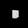 Briefkasten Standbriefkasten Square Weiß RAL 9016 mit HPL-Front