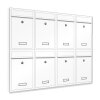 Kompakte Mini Briefkästen Wandbriefkasten Letterbox Kombinierbar
