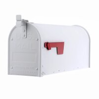 Original US-Mailbox Admiral weiß Aluminium