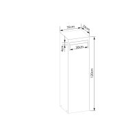 Design Paketkasten Postbox Paketbox Weiß RAL 9016