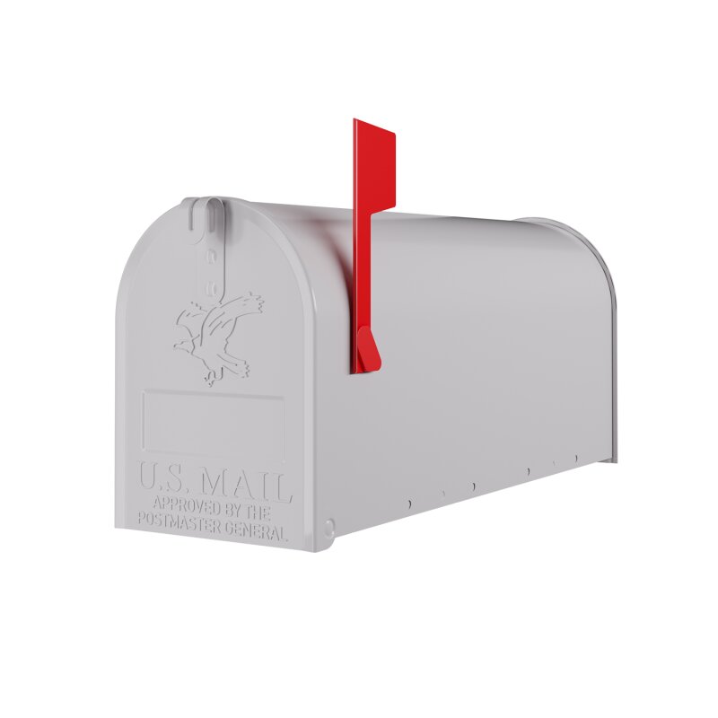 amerikanischer briefkasten US Mailbox mit Fahne Original